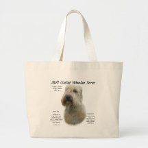 Soft Coated Wheaten Terrier History Design Bag