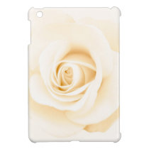Soft, cream coloured rose elegant floral ipad mini cases