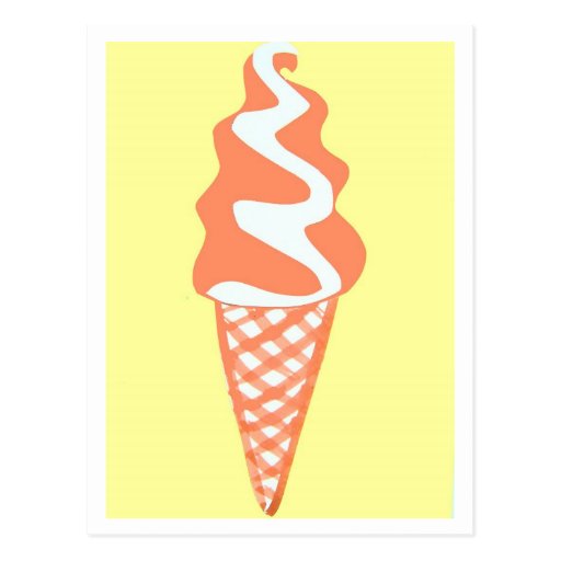 Soft Ice Cream Postcard