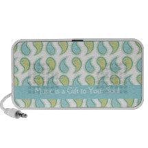 Soft Paisley Mini Speakers