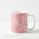 Soft Pink Cherry Blossom mugs