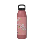 Soft Pink Cherry Blossom water bottles