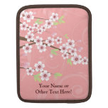 Soft Pink Cherry Blossom ipad sleeves