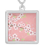 Soft Pink Cherry Blossom necklaces