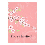 Soft Pink Cherry Blossom invitations