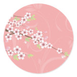 Soft Pink Cherry Blossom stickers