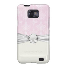 soft pink distressed damask pattern samsung galaxy cases