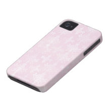 soft pink distressed damask pattern Case-Mate iPhone 4 cases