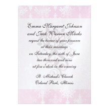 soft pink distressed damask pattern personalized announcement