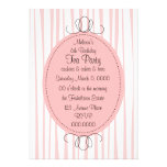 Soft Pink Emblem Custom Invitation