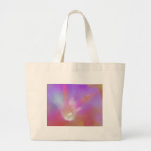 Soft Pink Morning Glory Tote Bag