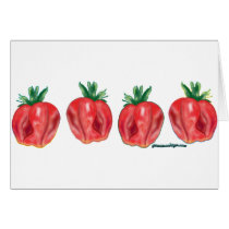 Soft Strawberries cards