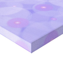 Soft Swirl Lilac Stretched Canvas Print
