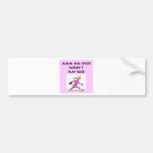 softball bumper sticker