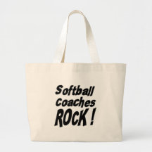 Softball Coaches Rock! Tote Bag