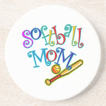 Softball Mum Drink Coaster