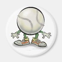 Softball Refrigerator Magnet