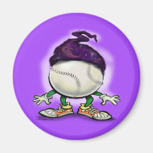 Softball Wizard Refrigerator Magnet
