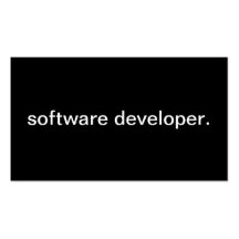 Software Developer Business Cards