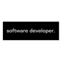 Software Developer Card Business Card