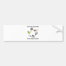 Software Developers Know How To Juggle (Duke) Bumper Sticker