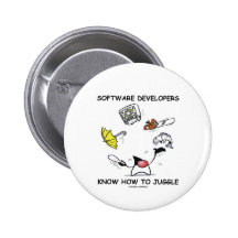 Software Developers Know How To Juggle (Duke) Pinback Button