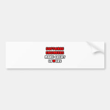 Software Engineers Make Great Lovers Bumper Sticker