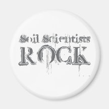Soil Scientists Rock Refrigerator Magnet