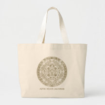 Solar Calendar! Ancient cultures design! Canvas Bags