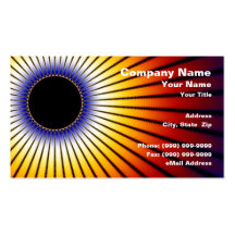 Solar Eclipse Business Card Template