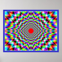 Solar Flare Optical Illusion Print