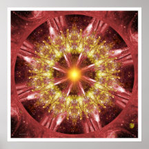Solar Mandala 12 Poster
