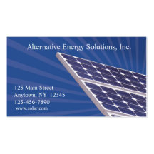 Solar Panels Business Card