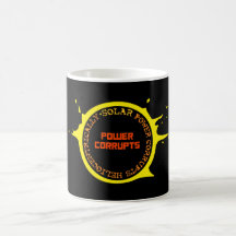 Solar Power Corrupts Heliocentrically Coffee Mugs