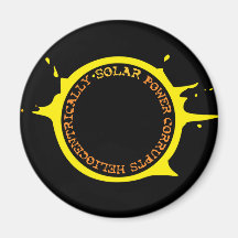 Solar power corrupts heliocentrically refrigerator magnets