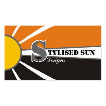 Solar/sun Energy/Power Alternative Sources Business Card Template