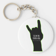 Sold My Soul To Rock & Roll Key Chain