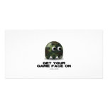 Soldier (Military Camouflage Retro Avatar) Personalized Photo Card