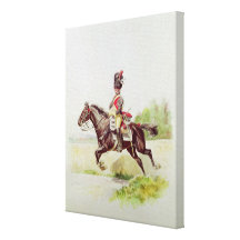 Soldier of the Imperial Guard on Horseback, 1898 Canvas Prints