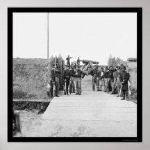 Soldiers at the Gate of Fort Slemmer 1865 Posters