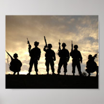 Soldiers on Patrol Print