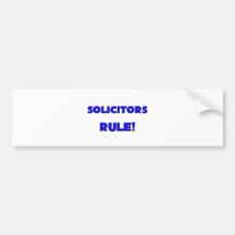 Solicitors Rule! Bumper Stickers