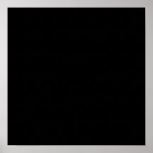 Solid Black Print
