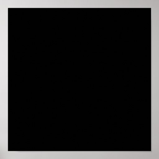 Solid Black Print