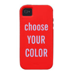 Solid Colour Background Template Vibe iPhone 4 Cover