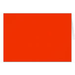Solid Red Background Web Colour FF3300 Cards
