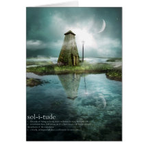 solitude greeting cards