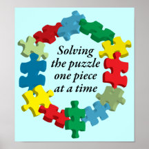 Solving the Puzzle...Poster Art Lt. Blue