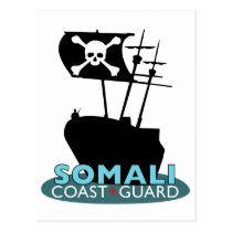 Somali Coast Guard postcards