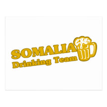 Somalia Drinking Team Postcard